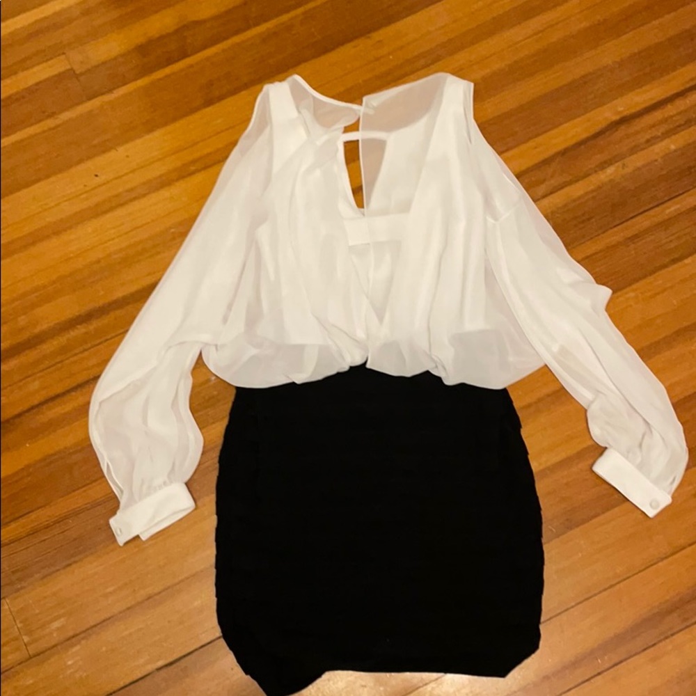 Black & White Dress - Picture 2 of 5